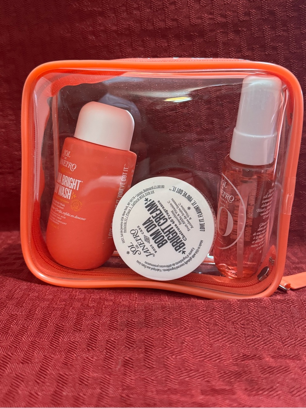 Sol de Janeiro Mini Skincare set with Travel Pouch